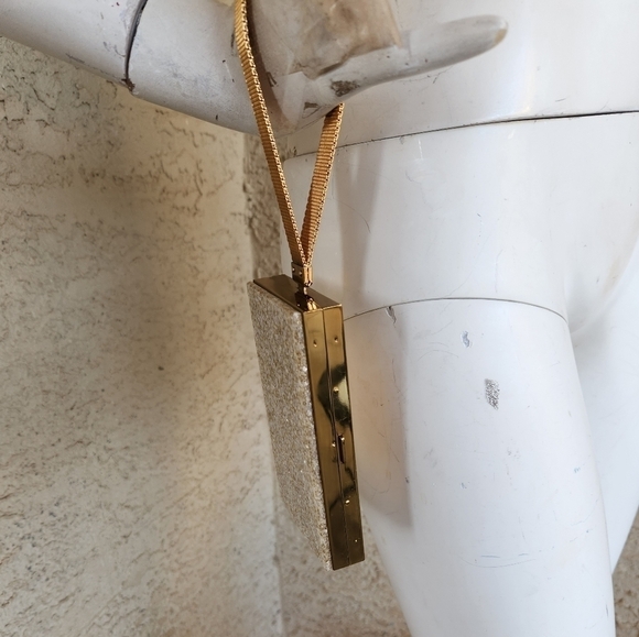 1950s Vintage CONFETTI Lucite COMPACT Carry Triple Vanity Case Clutch - Picture 12 of 16